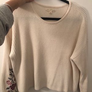 Cream sweater